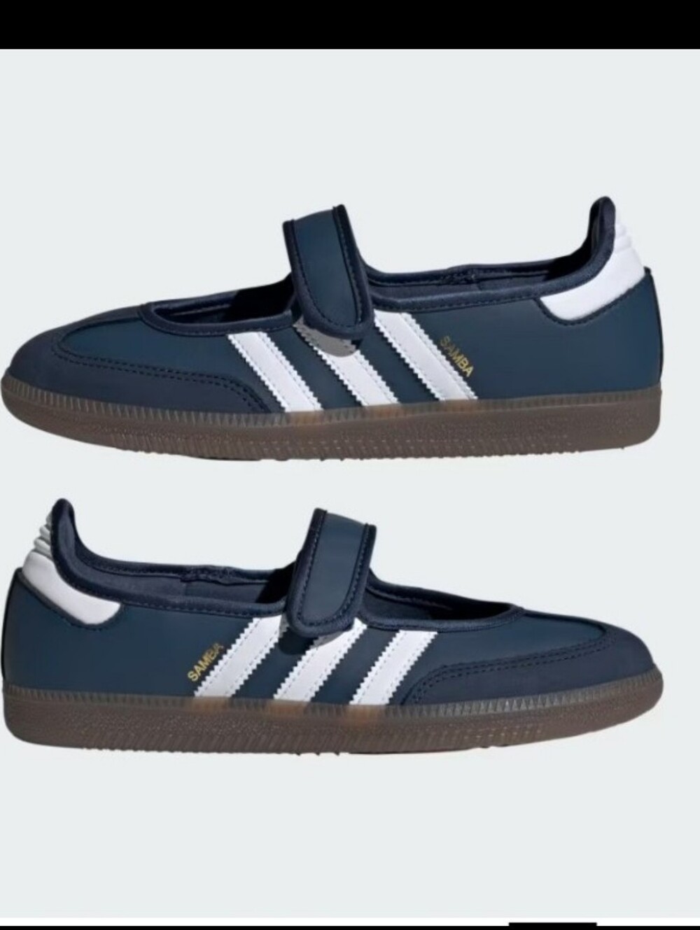 ADIDAS SAMBA JANE 'CREW NAVY WHITE Women's Size 9